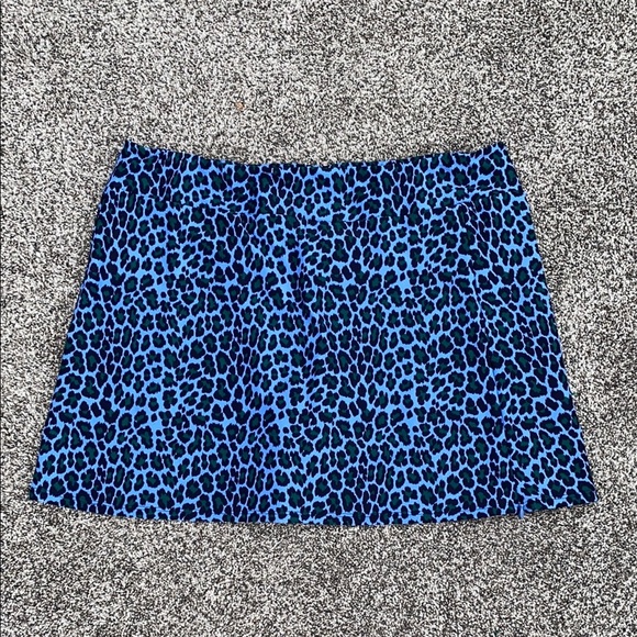JUDE CONNALLY MORGAN SKORT CHEETAH BLUE - Picture 1 of 6